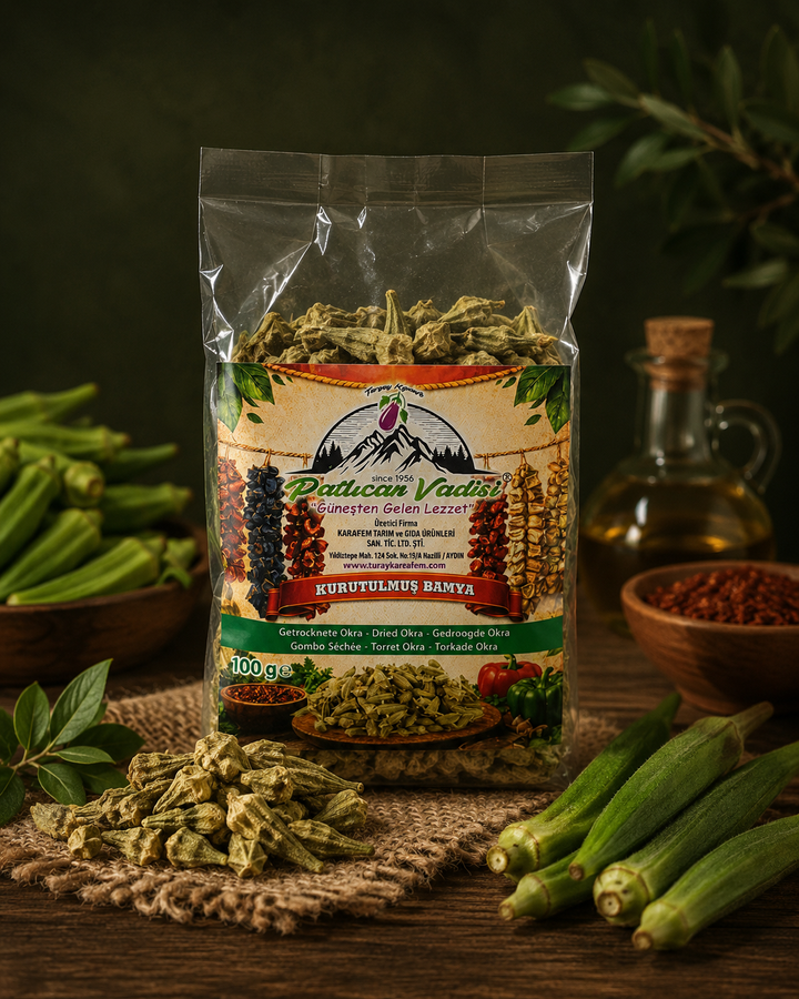 Bamya Kurusu 100 gr / Gedroogde Okra 100 gr