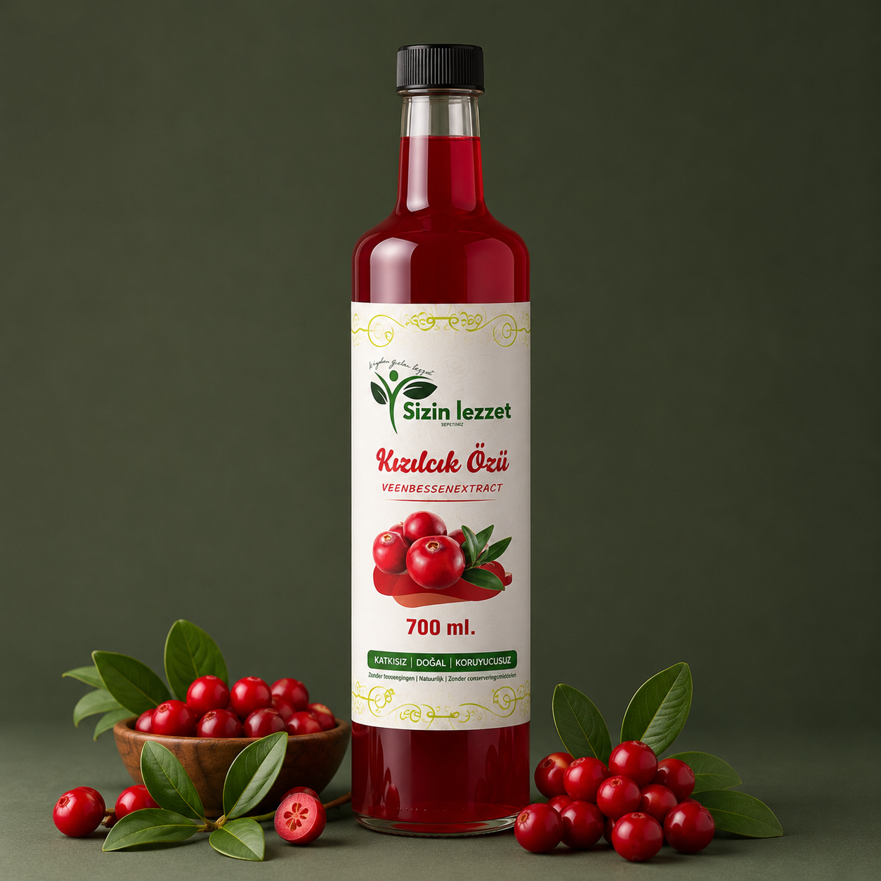Kızılcık Özü 700 gr / Cranberry Extract 700 gr