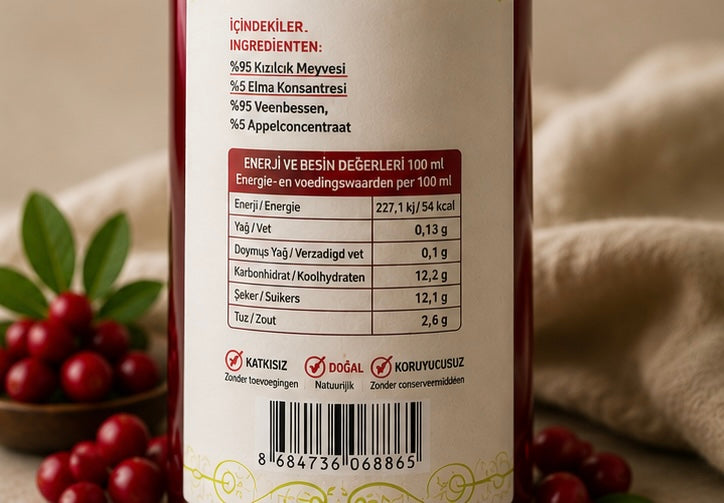 Kızılcık Özü 700 gr / Cranberry Extract 700 gr