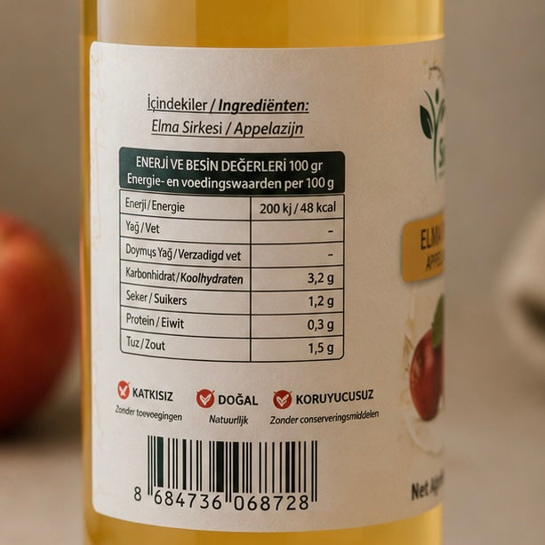 Elma Sirkesi 500 gr / Appelazijn 500 gr