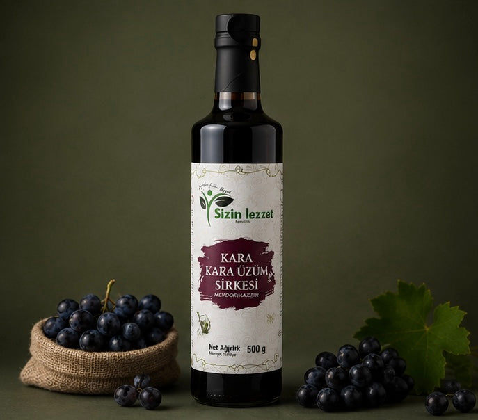 Kara Üzüm Sirkesi 500 gr / Zwarte Druivenazijn 500 gr