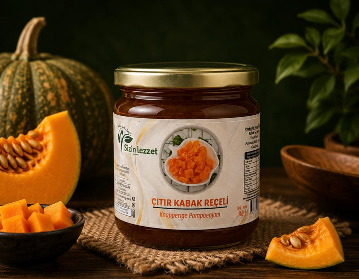 Çıtır Kabak Reçeli 460 gr / Knapperige Pompoenjam 460 gr