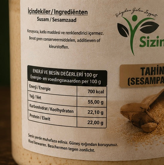 Tahin 1 kg / Sesampasta 1 kg
