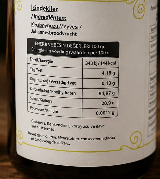 Keçi Boynuzu Özü 650 gr / Johannesbroodextract 650 gr