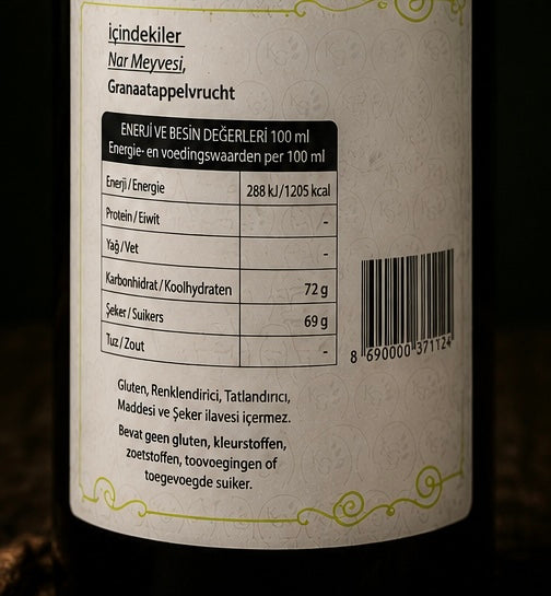 Nar Ekşisi 650 gr / Granaatappelsiroop 650 gr