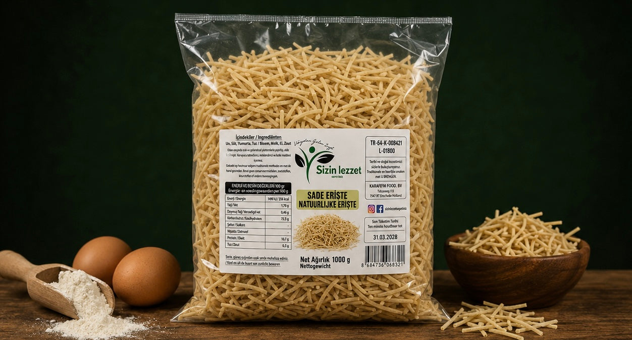 Sade Erişte 1 kg / Traditionele Noedels 1 kg